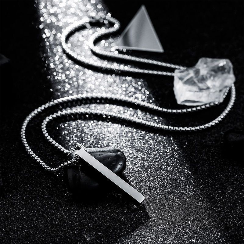 Men Accessories Neck Chain - Stainless Steel Pendant Necklaces Men Chains