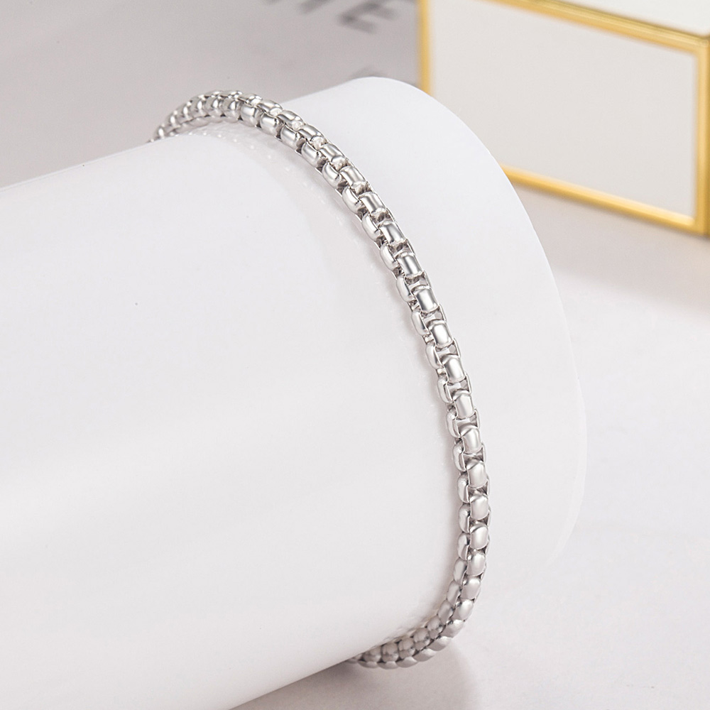 Unisex 925 Sterling Silver Cuf - Men Accessories Chain And Bracelet review and price