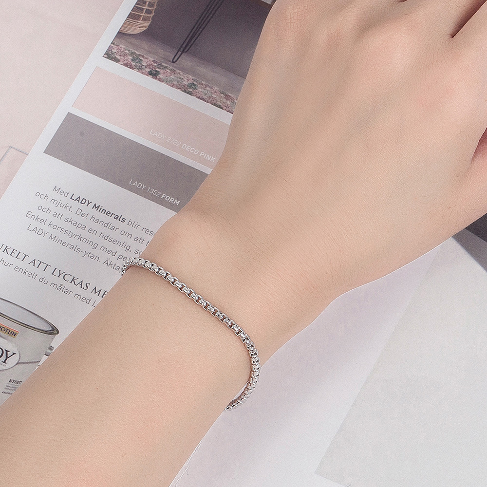 Unisex 925 Sterling Silver Cuf - Men Accessories Chain And Bracelet review and price