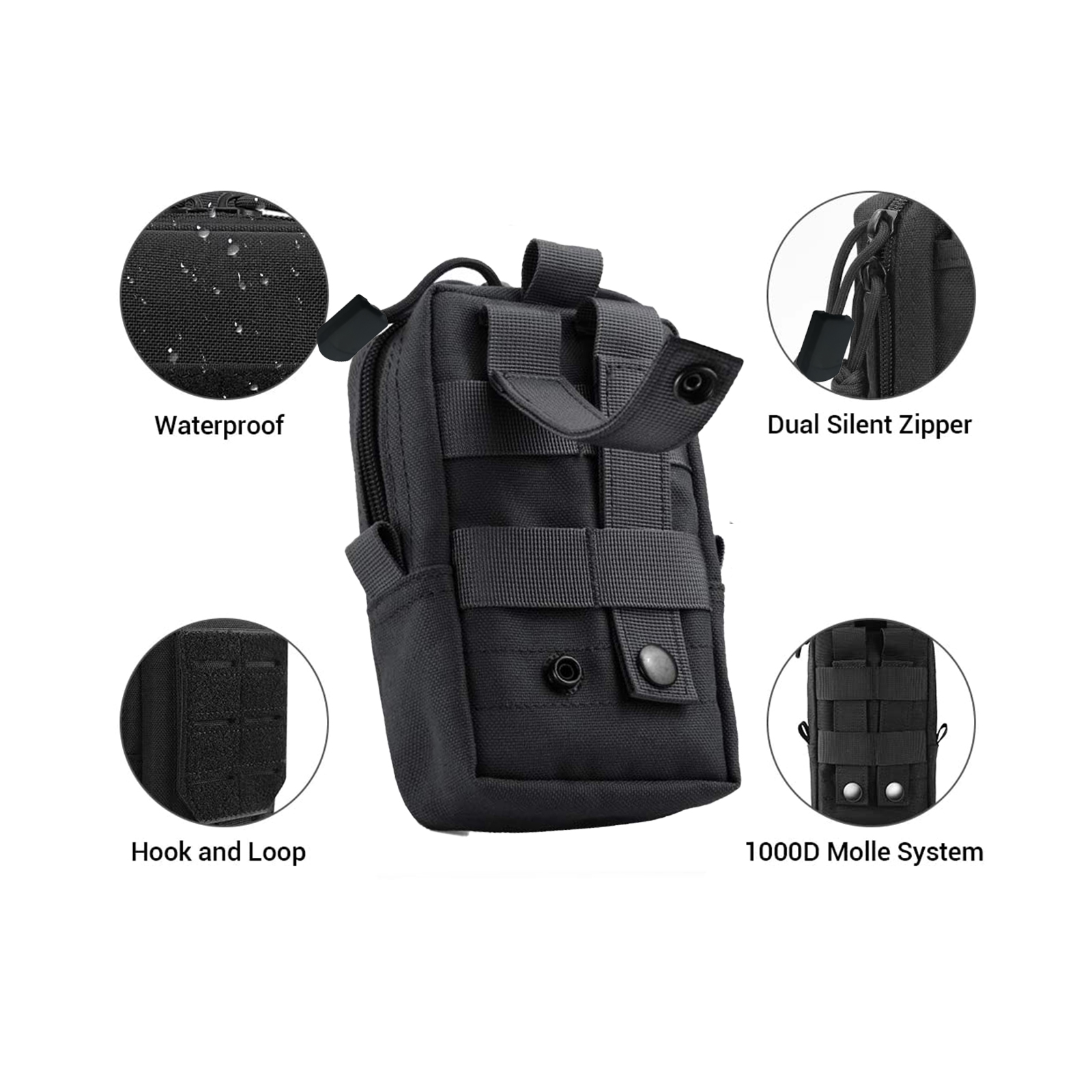 Tactical Molle Pouch Waist Bag - Men Accessories Organiser review and price