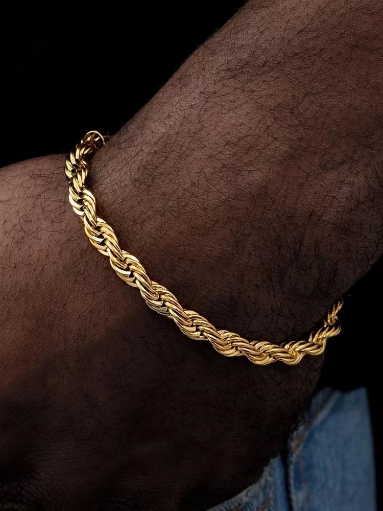 Hip-Hop Rock 925 sterling silv - Men Accessories Chain And Bracelet review and price