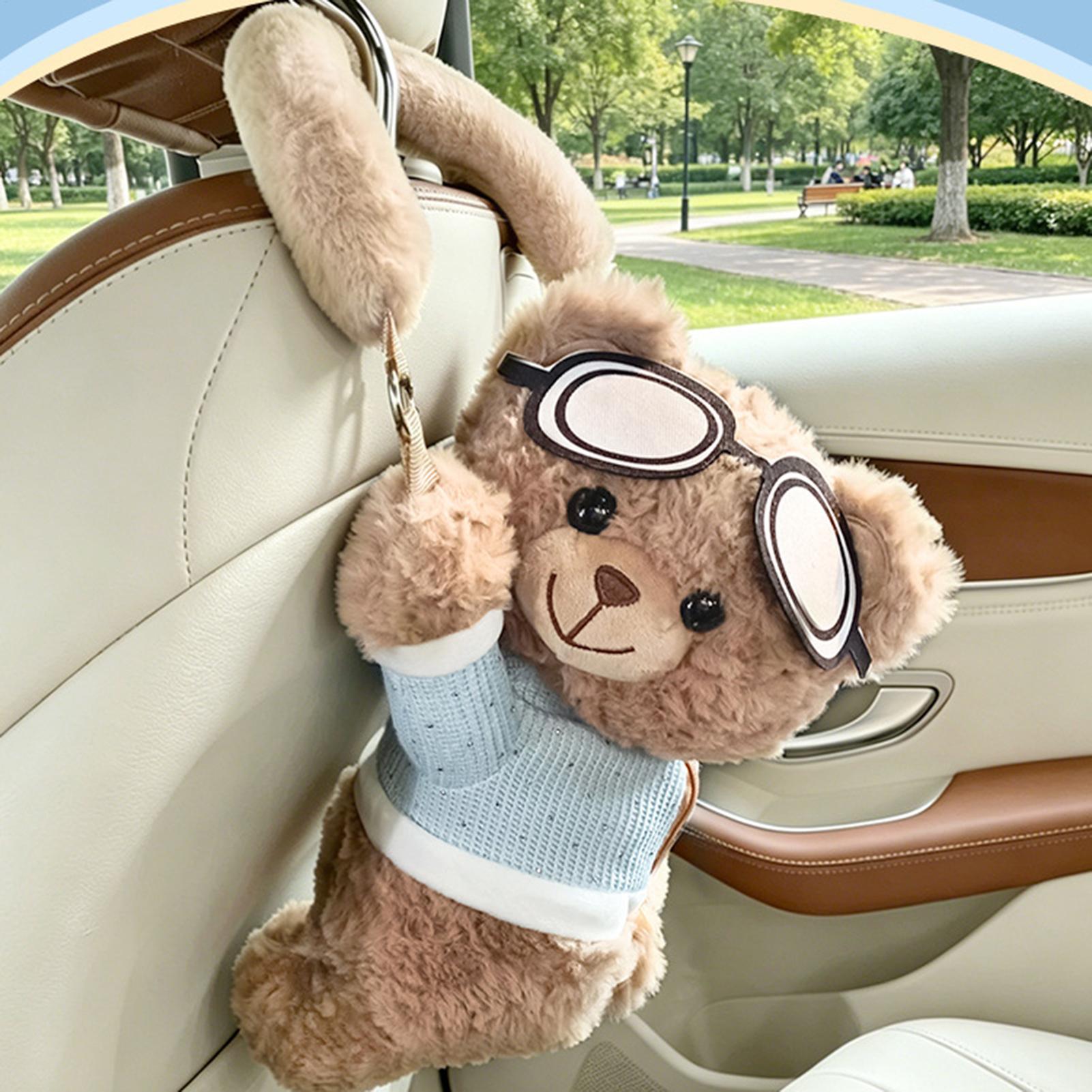 Car Tissue Box Bear Cartoon Ha - Men Accessories Organiser review and price