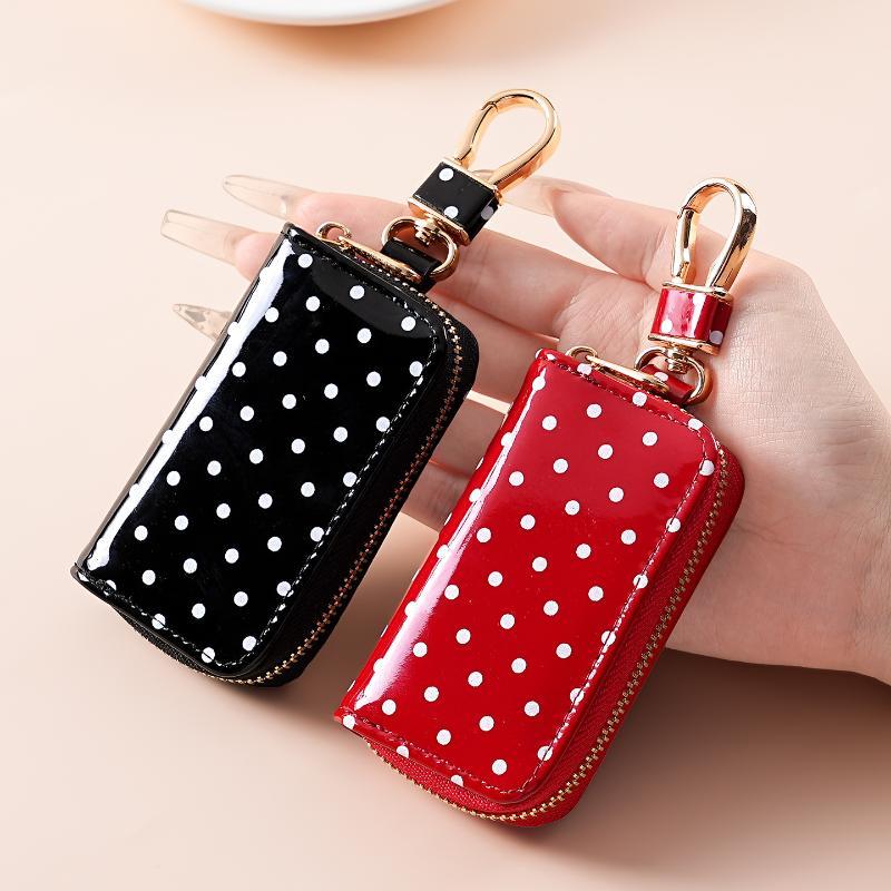 Polka Dot Glossy Patent Leathe - Men Accessories Store review and price