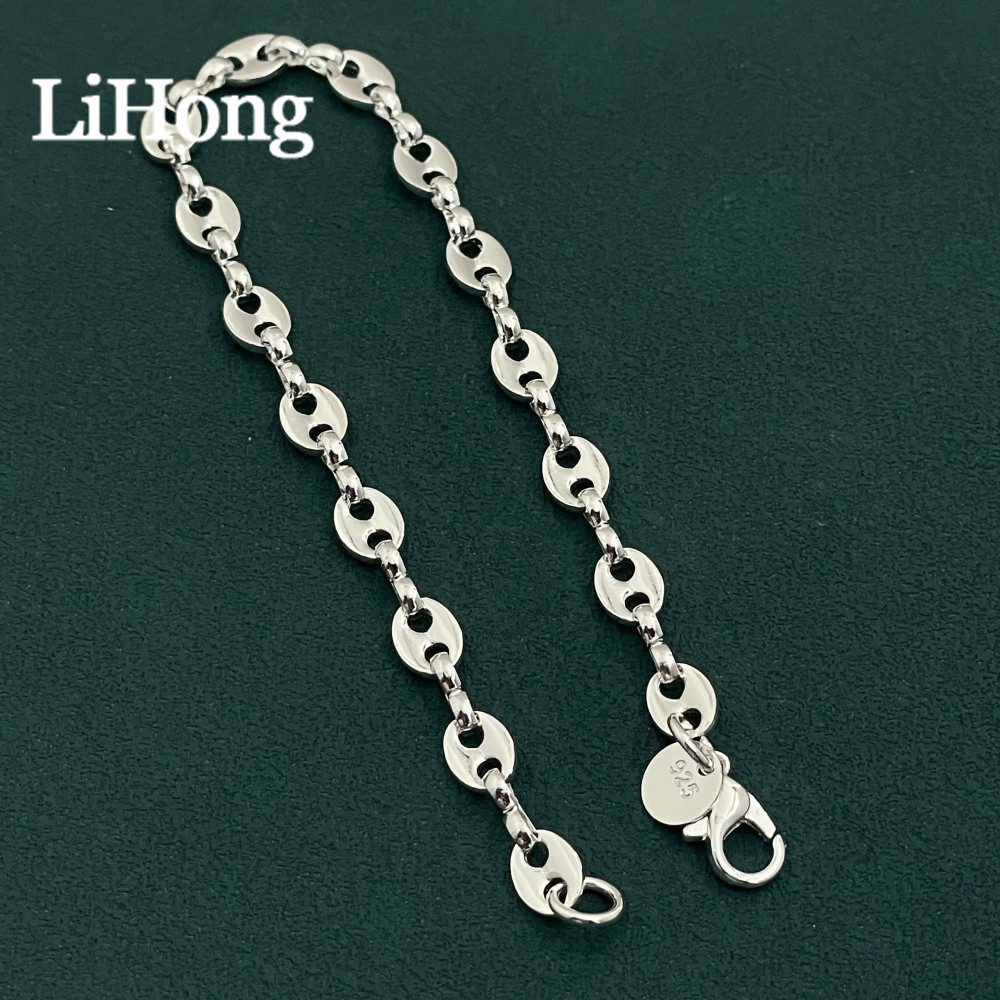Lihong 925 Sterling Silver Ell - Men Accessories Chain And Bracelet review and price