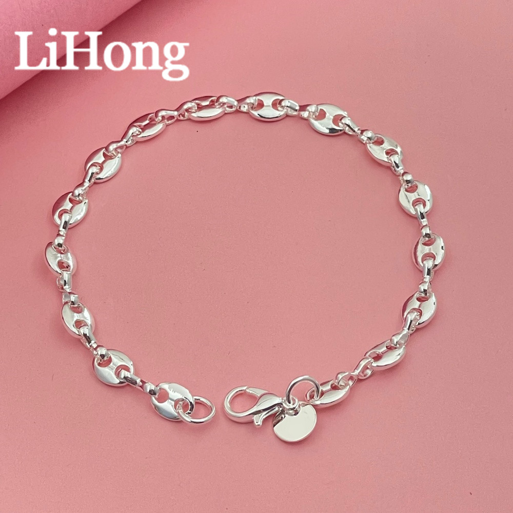 Lihong 925 Sterling Silver Ell - Men Accessories Chain And Bracelet review and price