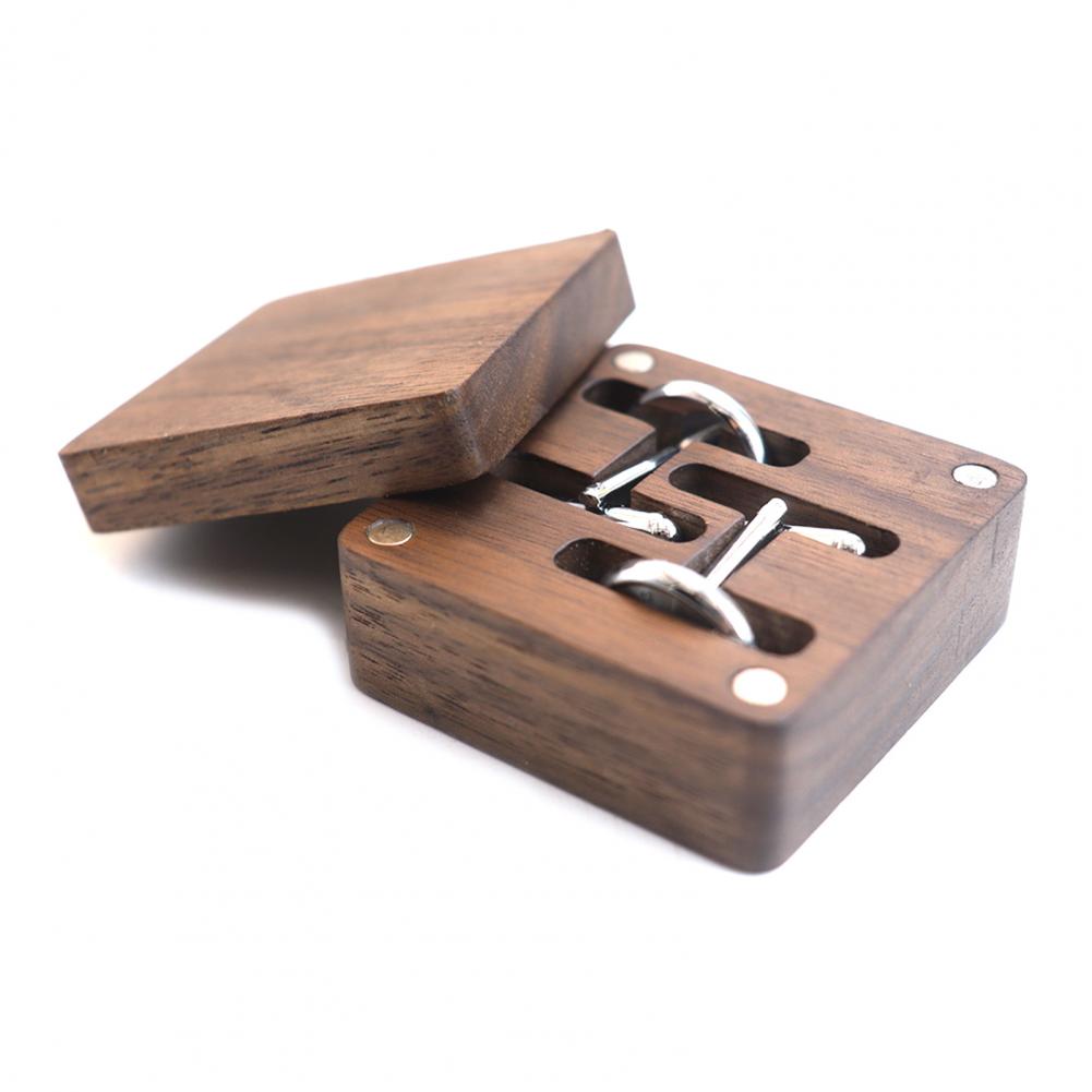 Walnut Cufflink Box Solid Wood - Men Accessories Organiser review and price