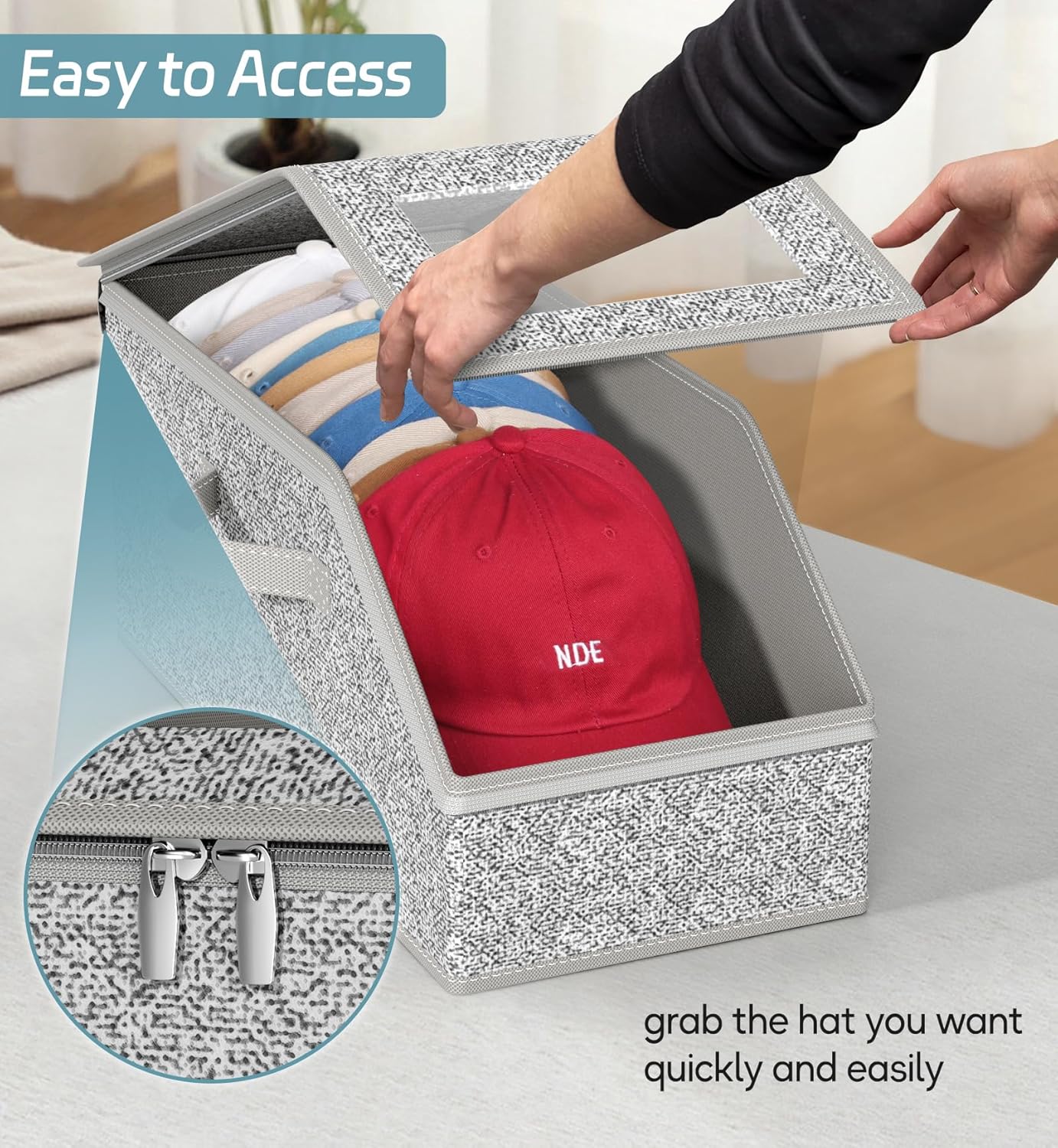 AOODA 2 PCS Stackable Hat Stor - Men Accessories Organiser review and price
