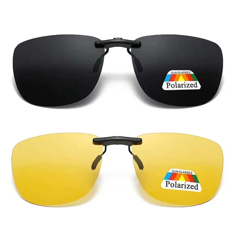 New Square Clip on Sunglasses  - Sunglasses Polarized Men review and price