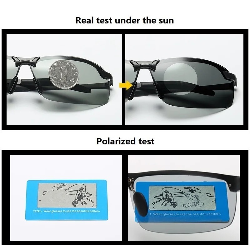 Men Photochromic Polarized Sun - Sunglasses Polarized Men review and price