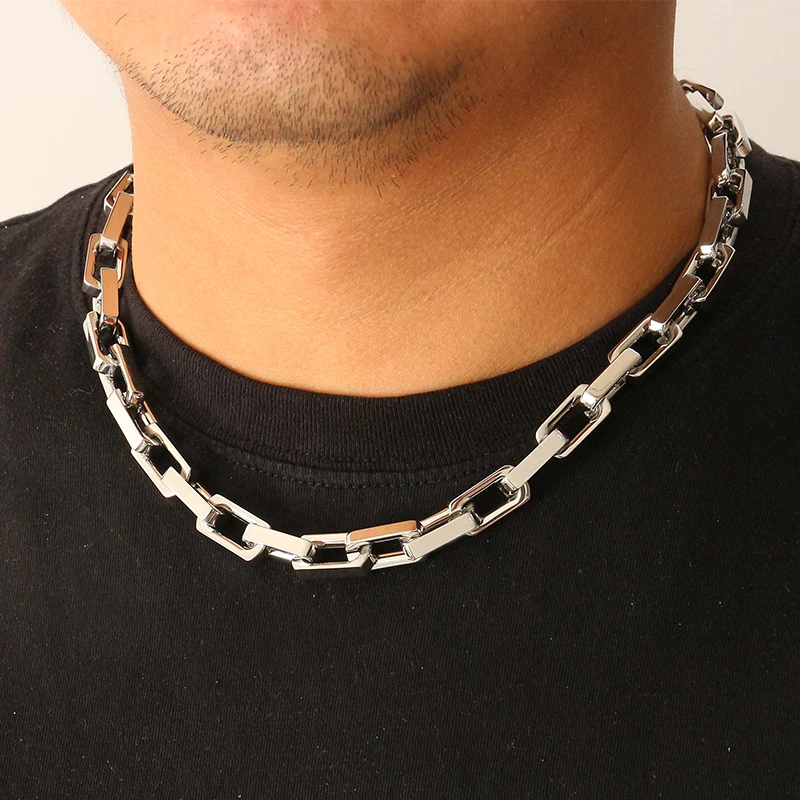 9.5mm Thick Stainless Steel Ba - Men Accessories Chain And Bracelet review and price