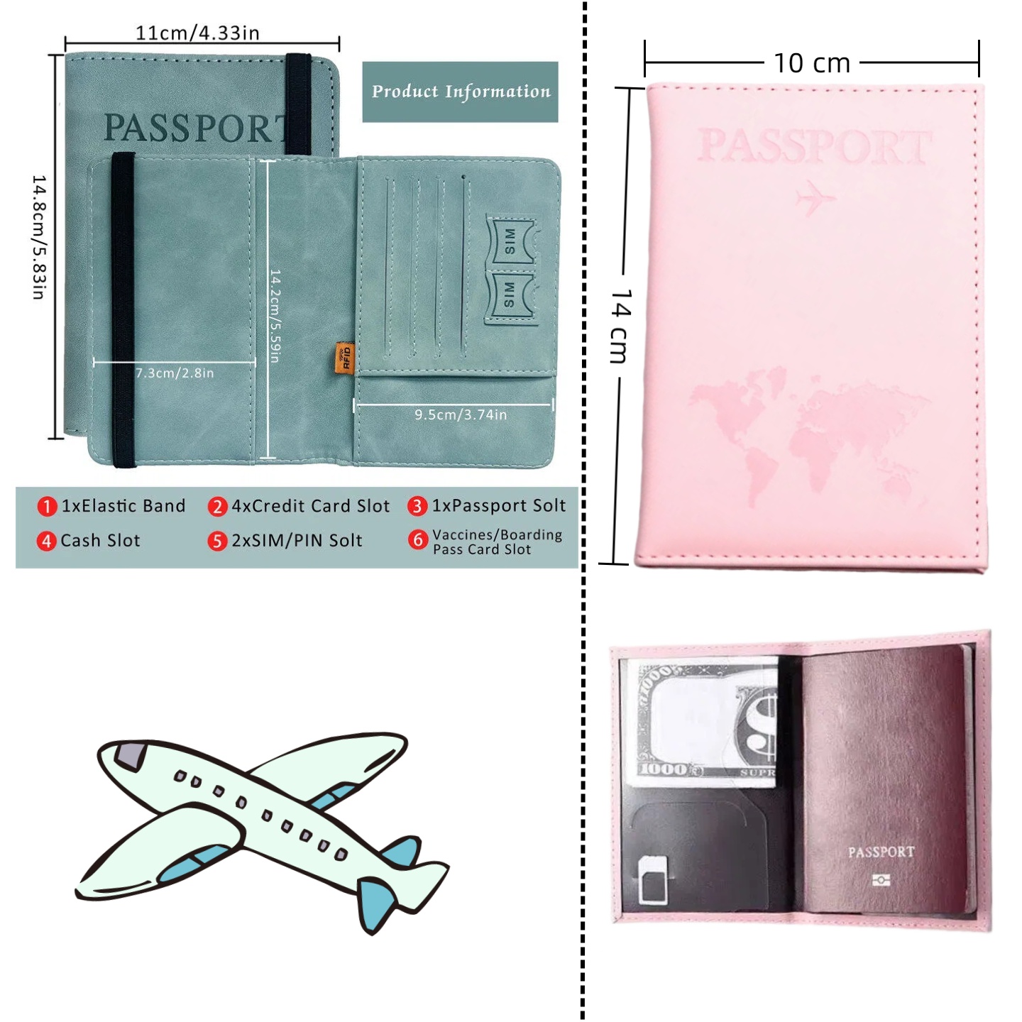 Vintage RFID Passport Cover fo - Men'S Accessories Wallet review and price