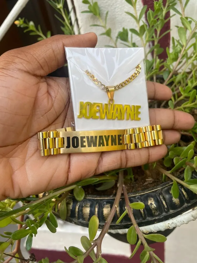 Custom Men Name Necklace Big B - Men Accessories Kit review and price