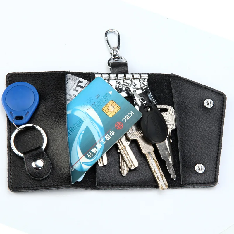 Genuine Leather Keychain Men K - Men'S Accessories Wallet review and price