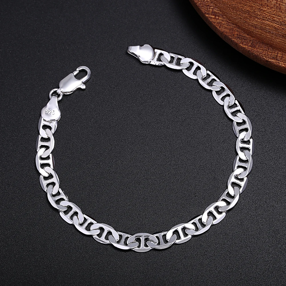 Luxury designer 925 Sterling S - Men Accessories Chain And Bracelet review and price