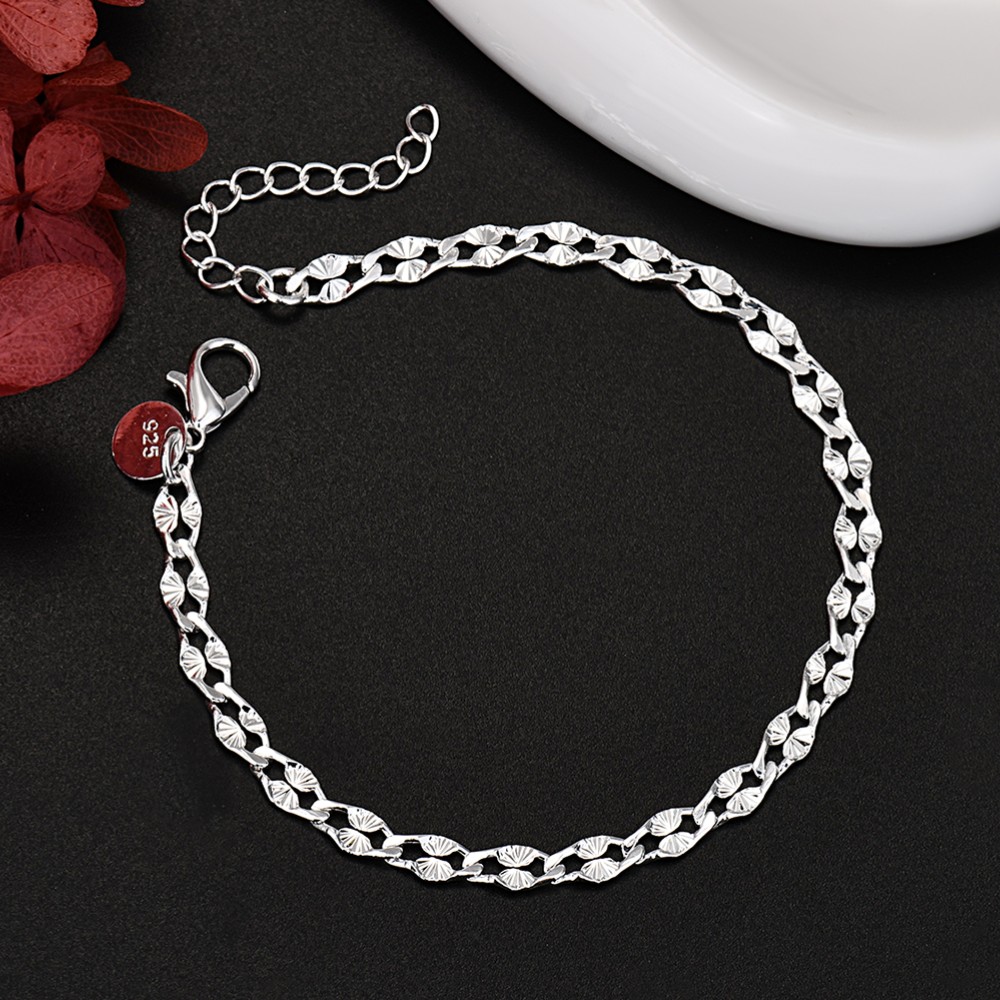 925 Sterling Silver pretty 4MM - Men Accessories Chain And Bracelet review and price