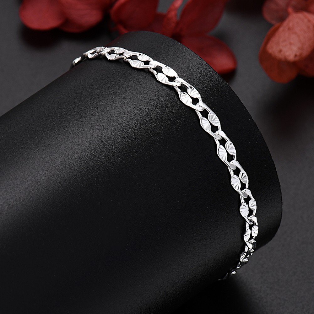 925 Sterling Silver pretty 4MM - Men Accessories Chain And Bracelet review and price